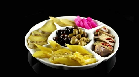 Water pickle from the Arabic region, loop, horizontal view Stock Footage 61707813