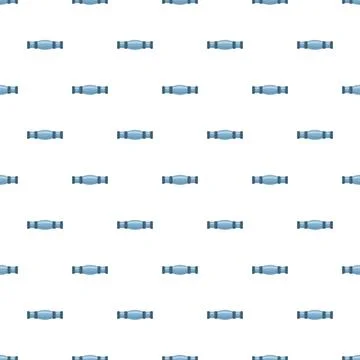 Water pipe connection fitting pipeline seamless pattern Stockillustratie