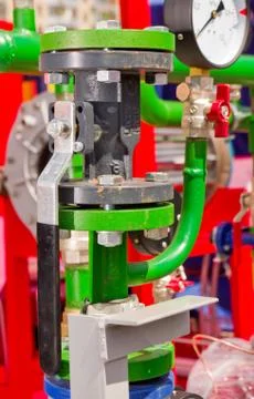Water pipe connection Stock Photos