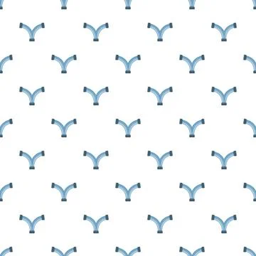 Water pipe connection seamless pattern background design Stock Illustration