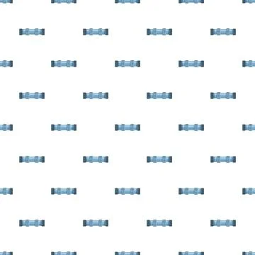 Water pipe connection seamless pattern background design Stock Illustration