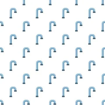 Water pipe seamless pattern creating an industrial background 스톡 일러스트