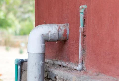 Water pipe system Stock Photos