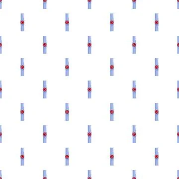 Water pipe valve seamless repeating pattern illustration Illustrazione stock