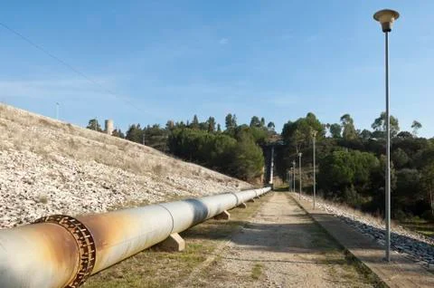 Water pipeline Stock Photos