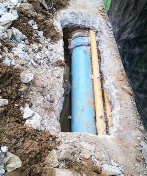 Water pipeline Stock Photos