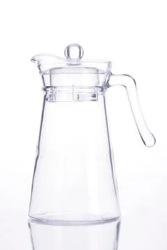 Water pitche on white background. Stock Photos
