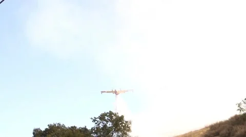 Water plane Stock Footage 49560362