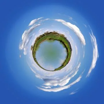 Water planet Stock Illustration