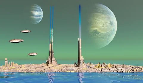Water Planet Stock Illustration