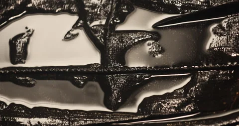 Water on plastic sheet Stock Footage 320451427