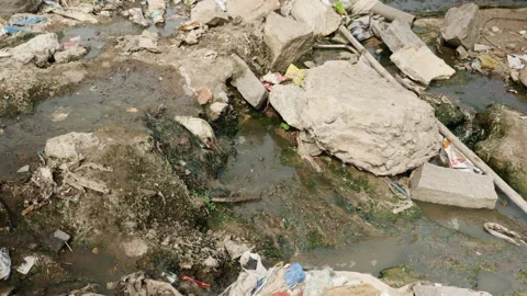 Water pollution environmental Stock Footage 139052728