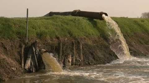 Water pollution Stock Footage 11718373