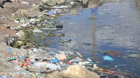 Water pollution Stock Footage 49393612