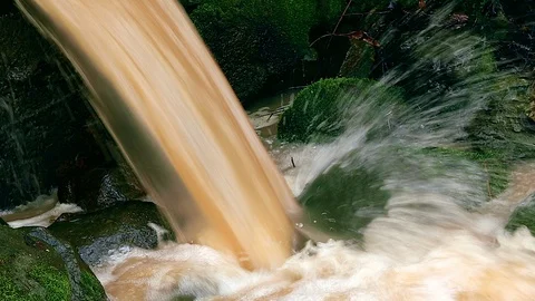 Water Pollution Stock Footage 90381999