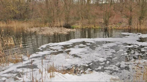 Water pollution.mp4 Stock Footage 33521625