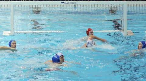 Water Polo Action 6 Stock Footage 48346920
