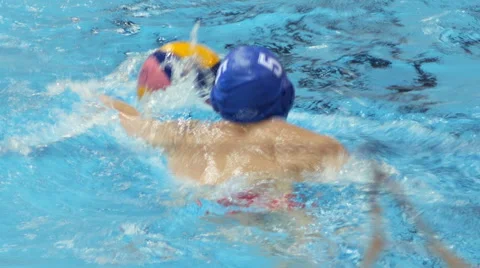 Water Polo Action 8 Stock Footage 48346891