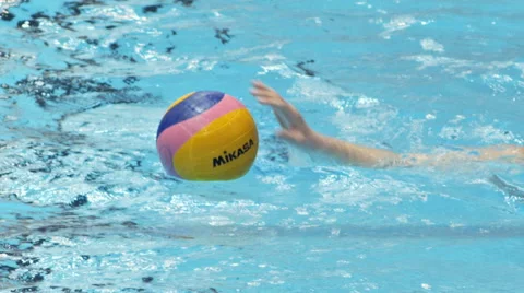 Water Polo Action 9 Stock Footage 48346917