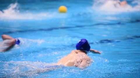 Water Polo Match Stock Footage 152735509