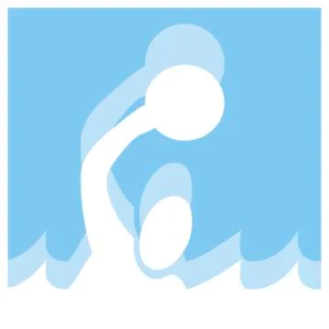 Water polo pictogram Stock Illustration