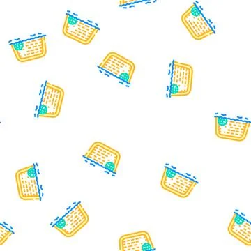Water polo vector seamless pattern Illustrazione stock