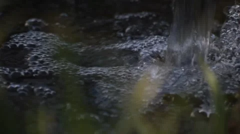 Water Pond With A Stream     Stock Footage 49842700