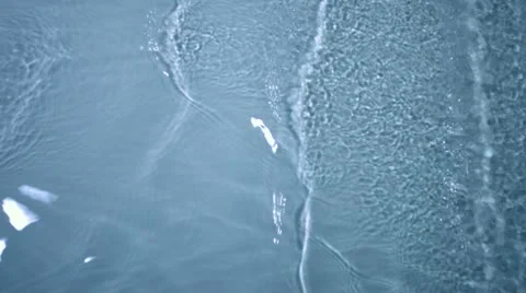Water pond with waves, Slow Motion Stock Footage 9301446