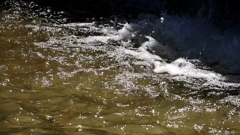 Water pool and water flow Stock Footage 108879563