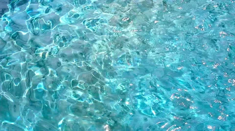 The water of pool in blue Stock Footage 35529811