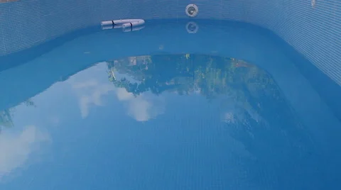 The water in the pool, the device for swimming Stock Footage 41241208