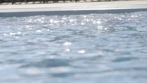 Water in the Pool Stock Footage 91014674