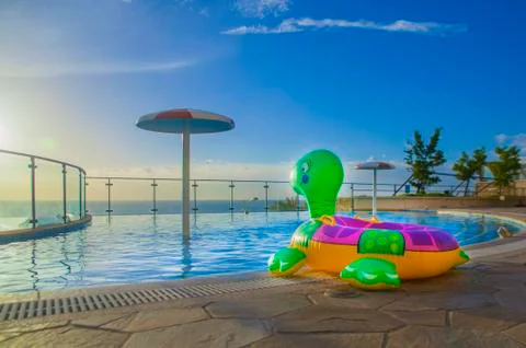 Water pool Ocean Inflatable Turtle Stock Photos