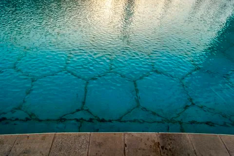 Water in the pool Stock Photos