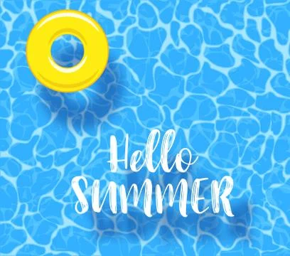Water pool summer Stock Illustration