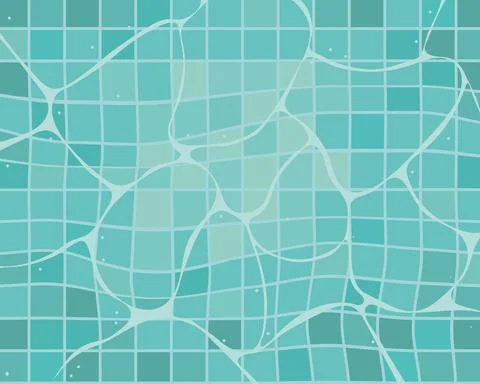 Water pool top view Stock Illustration