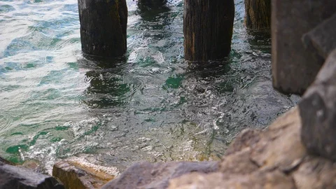 Water post Slowmotion 库存影片 85798947