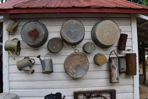 Water pots Foto stock