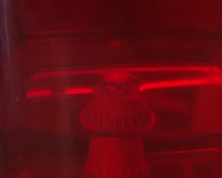 Water is poured into the filter Stockbeeldmateriaal 8837076