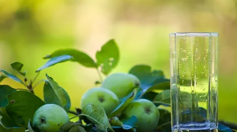 The water is poured into a glass Stock Footage 55877968