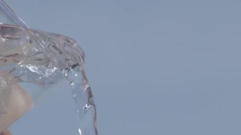 Water pouring, close up Video stock 78772559