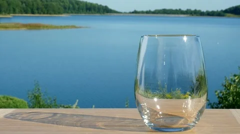 Water Pouring into Cup Stock Footage 54780604