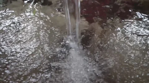 Water is pouring Stock Footage 159882129