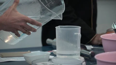 Water pouring in the kitchen Stock Footage 317472404