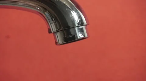 Water pouring from tap Stock Footage 68538410
