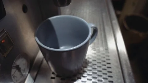 Water pours in cup Stock Footage 118074493
