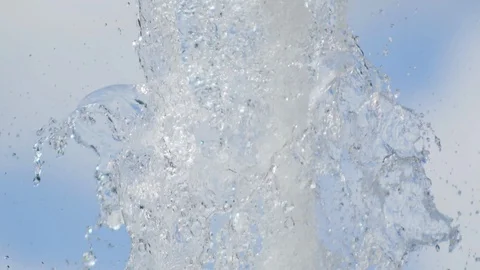 Water pressure from the font  Stock Footage 87600046