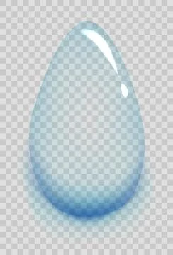 Water puddle drop. Top view liquid splashes, wet environment. Water spill or Stock Illustration