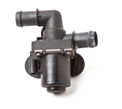 The water pump of the coolant pump is designed to provide forced circulation  Stock Photos