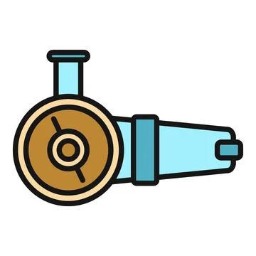 Water pump icon representing plumbing and drainage system Stock Illustration